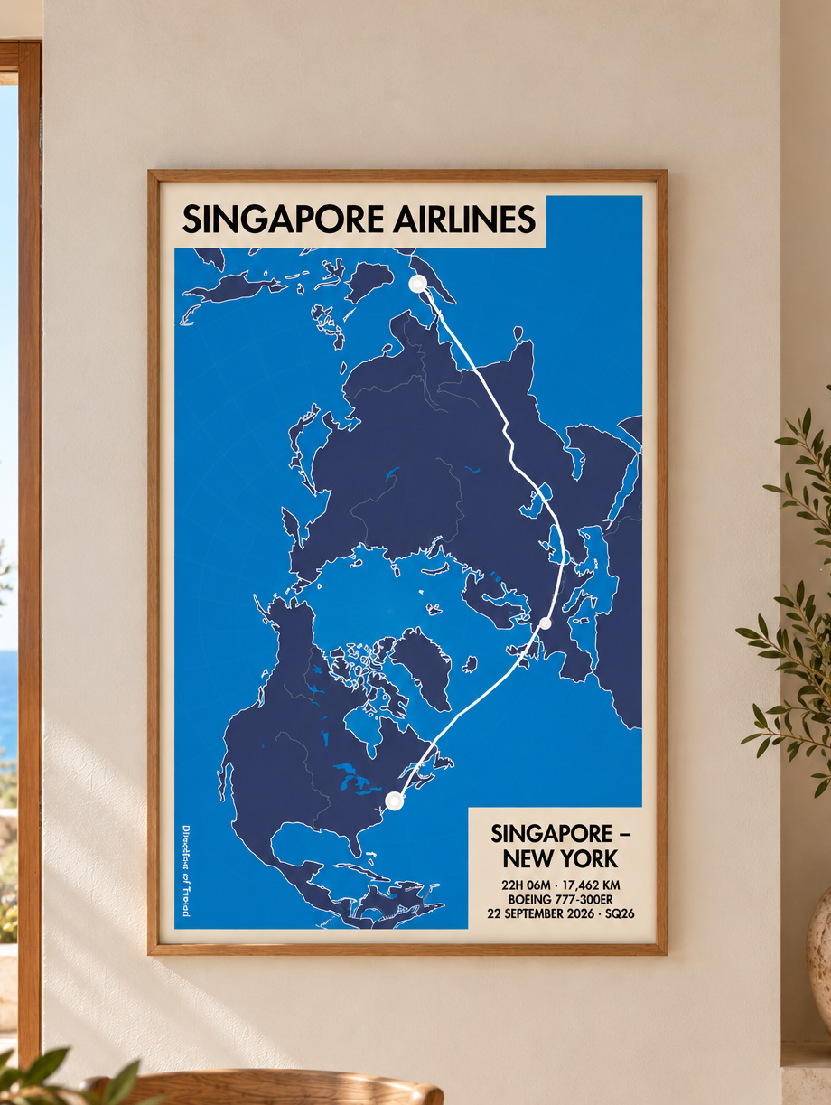 Singapore to New York via FRA