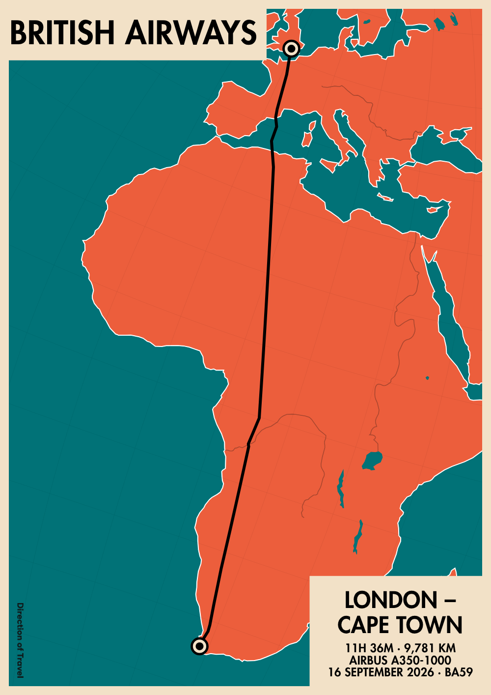 London to Cape Town